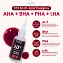 Brighty 20% AHA BHA PHA LHA Peeling Solution Pencerah Kulit Exfoliasi Peeling Serum Pembersih Komedo Serum Komedo Serum Pencerah Serum Pemutih Serum Bekas Jerawat Serum Acne Pelembab Wajah Essence Pencerah Scrub Exfoliasi Sudah BPOM Halal Chemical Peeling thumbnail 2