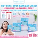 Brighty Glow & Bright Bar Soap 3 Pcs – Sabun Batang Mencerahkan Kulit untuk Mencerahkan, Menutrisi & Menyamarkan Noda Gelap thumbnail 1