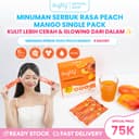 [3 Sachet] Brighty Asta-Drink Minuman Serbuk Rasa Peach Mango thumbnail 1