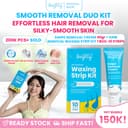Brighty Swipe Removal Cream + Waxing Strip Kit thumbnail 1