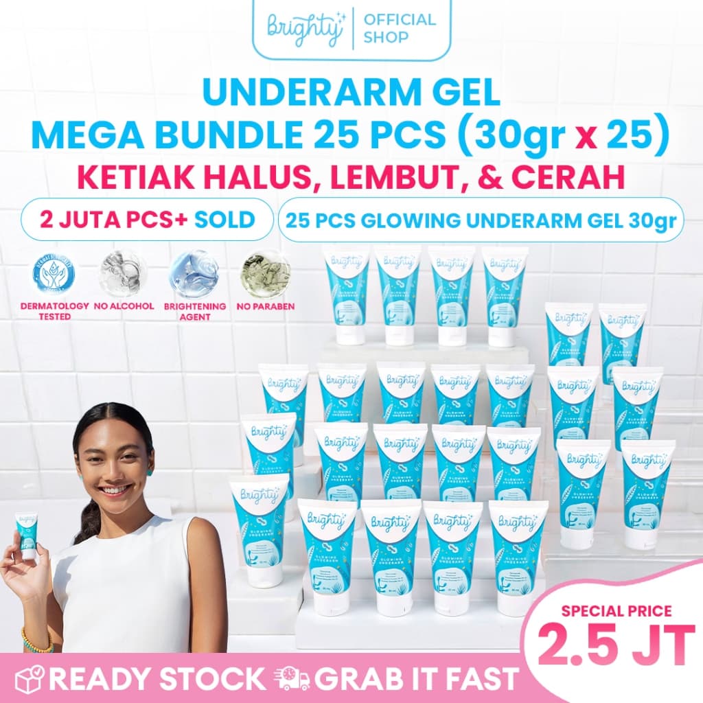 [Paket 25pcs] Brighty Glowing Underarm Cream