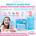 Brighty Glow & Bright Bar Soap X  My Day  Niacinamide Body Wash 300 ML Pemutih badan sabun pencerah sabun whieting whitening soap sabun pemutih sabun badan sabun muka sabun tangan pemutih sabun serbaguna sabun pencerah badang instan thumbnail 1