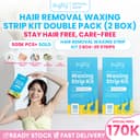Brighty 2 Pcs Hair Removal Waxing Strip Kit thumbnail 1