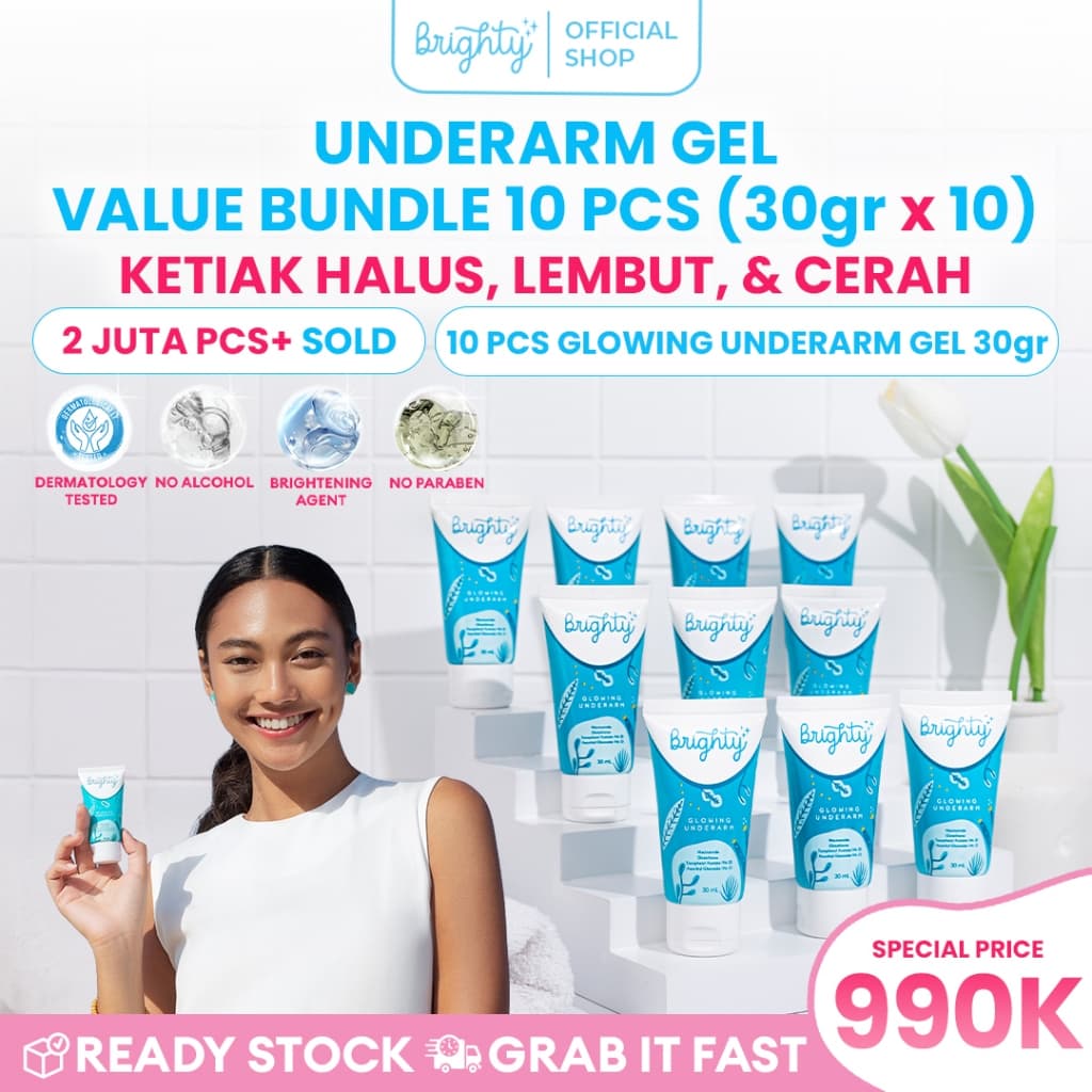 [Reseller Package] Brighty Glowing Underarm Cream 10 Pcs