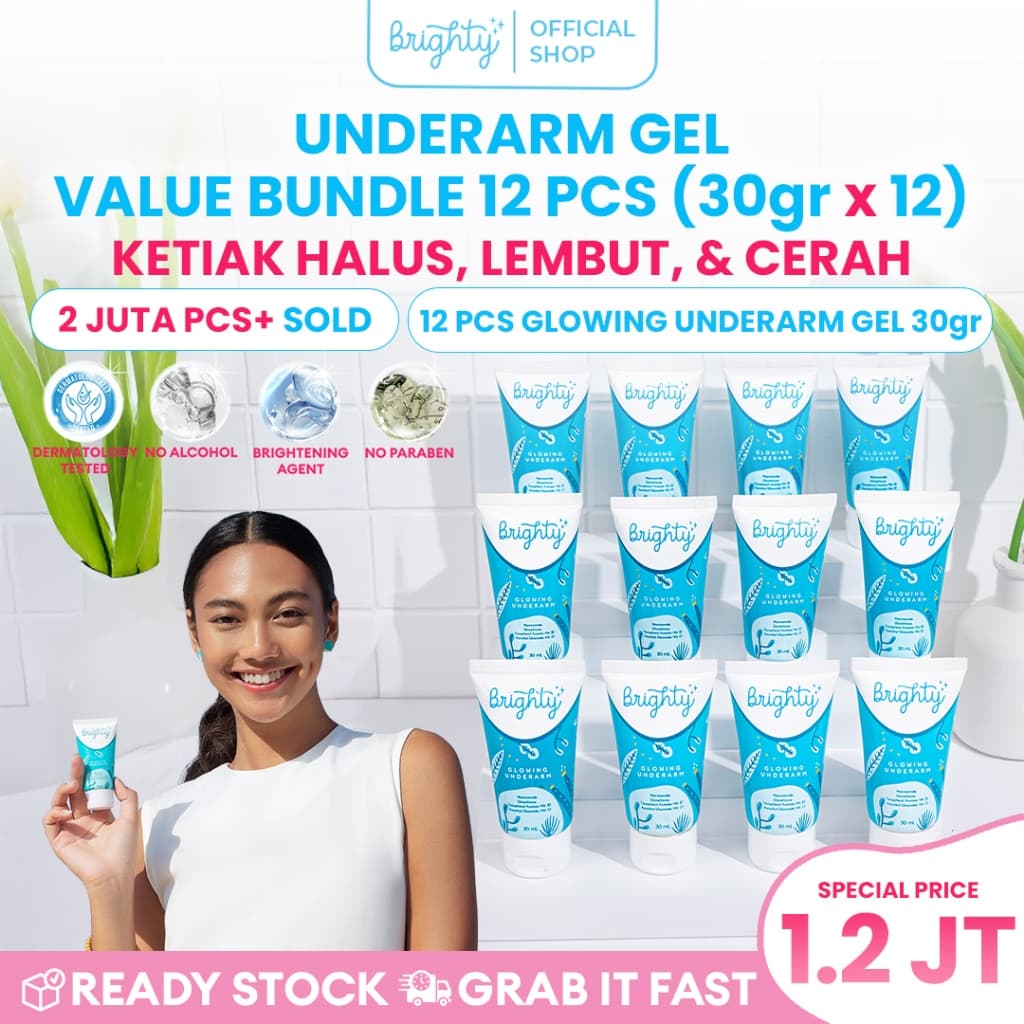 [Special Package] Brighty Glowing Underarm Cream 12 Pcs