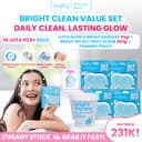 [PAKET HEMAT] 4 pcs Brighty Glow & Bright Bar Soap X Bright My Day Pomegranate Body Scrub thumbnail 1