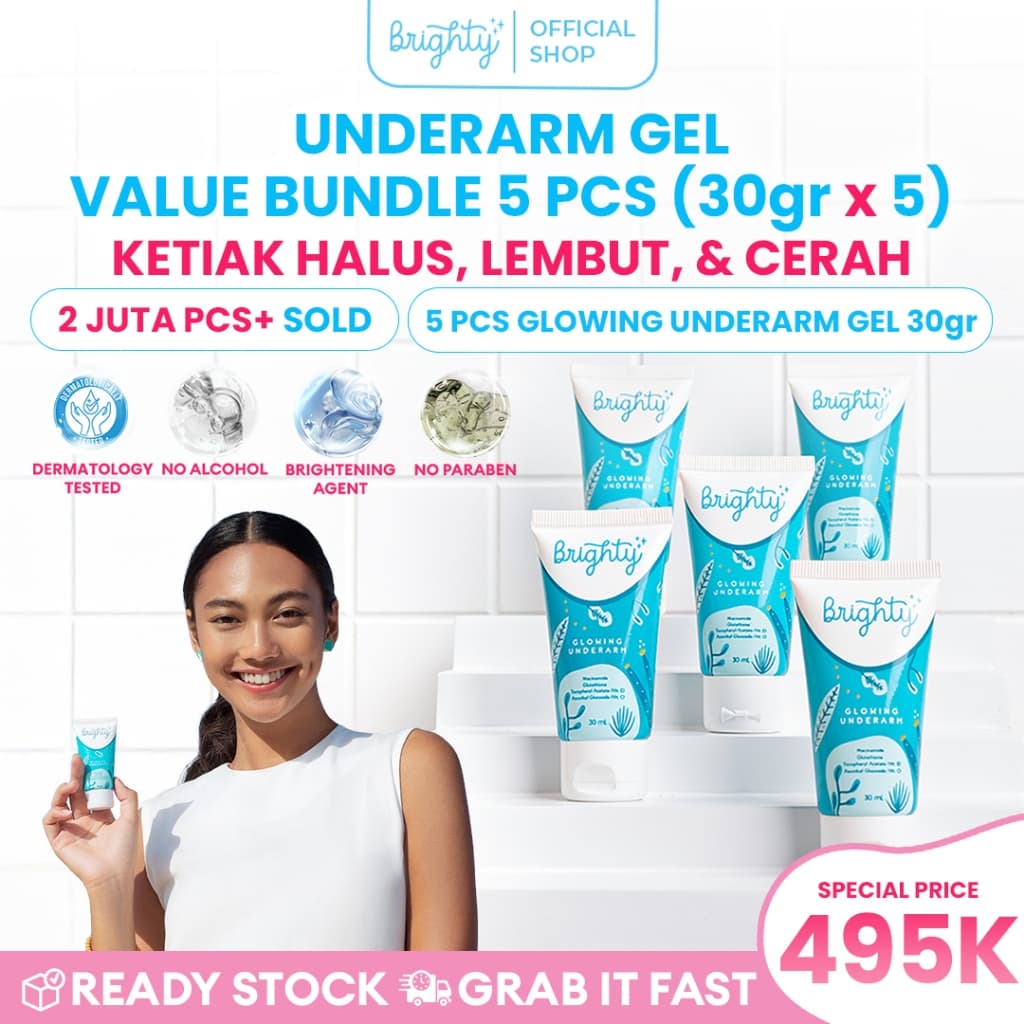 [Special Package] Brighty Glowing Underarm Cream 5 Pcs
