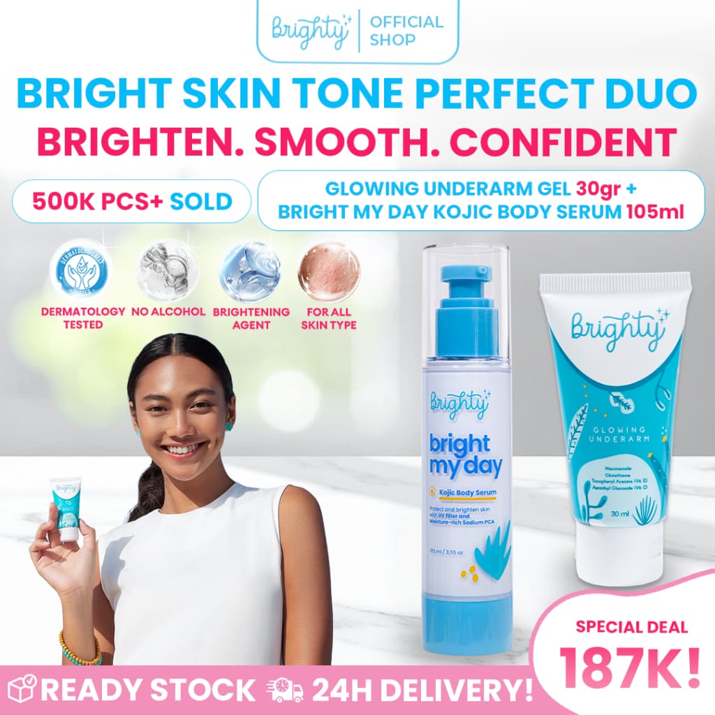 Brighty Bright My Day Kojic Body Serum X Glowing Underarm Cream