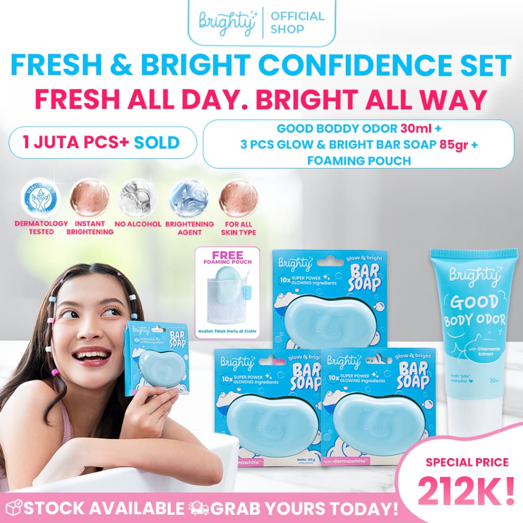 Brighty Glow & Bright Bar Soap X Good Body Odor