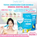 Brighty Post Shaving & Waxing Gel + Glowing Underarm Cream + Waxing Strip Kit Waxing pencukur bulu kemaluan sugar wax perontok bulu perontok bulu kemaluan pencukur bulu penghilang bulu pembersih bulu ketiak waxing bulu ketiak perontok bulu ketiak thumbnail 1