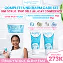 [Glowing Package] Brighty Glowing Underarm Cream 2 Pcs + Brighty Underarm Scrub 1 Pcs thumbnail 1