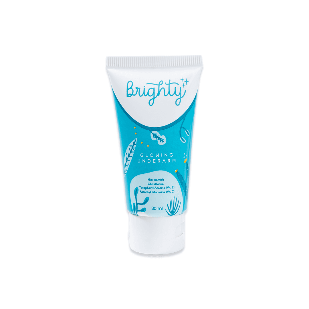 Brighty Glowing Underarm Gel – Gel Pencerah Ketiak Terbaik di Indonesia untuk Membantu Mencerahkan, Menghaluskan & Merawat Ketiak & Area Lipatan