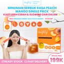 [NEW LAUNCH] Brighty Minuman Serbuk Rasa Peach Mango Minuman Pencerah Minuman Collagen Collagen Glutathione thumbnail 1
