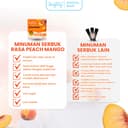[NEW LAUNCH] Brighty Minuman Serbuk Rasa Peach Mango Minuman Pencerah Minuman Collagen Collagen Glutathione thumbnail 7